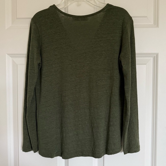 Sandro Linen and Silk Blouse - Picture 2 of 4